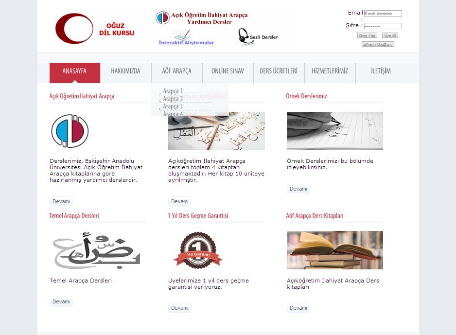 İnteraktif Arapça :: Oğuz Dil Kursu