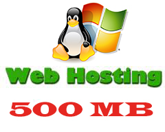 500 Mb Hosting Alanı 500 Mb Hosting Alanı